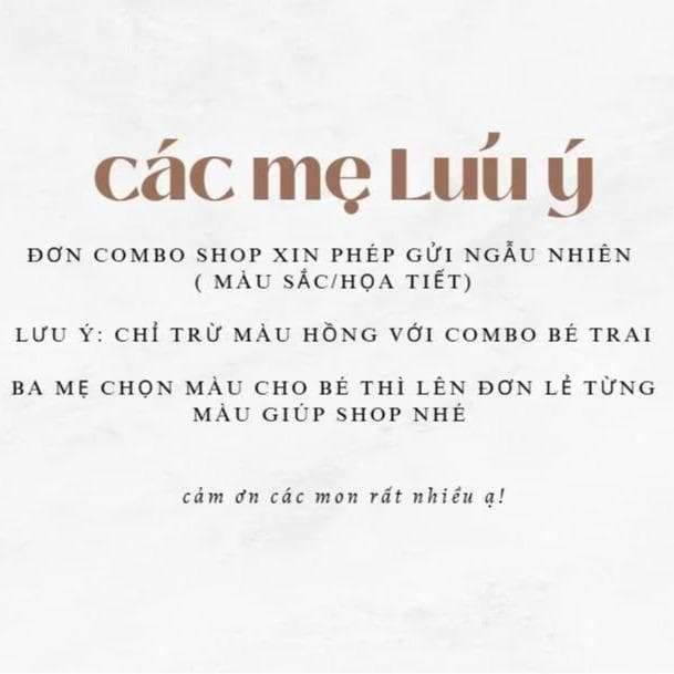 Bộ Cộc Tay Unchi Nền Kem Chất Pettit Mềm mát - ảnh 2