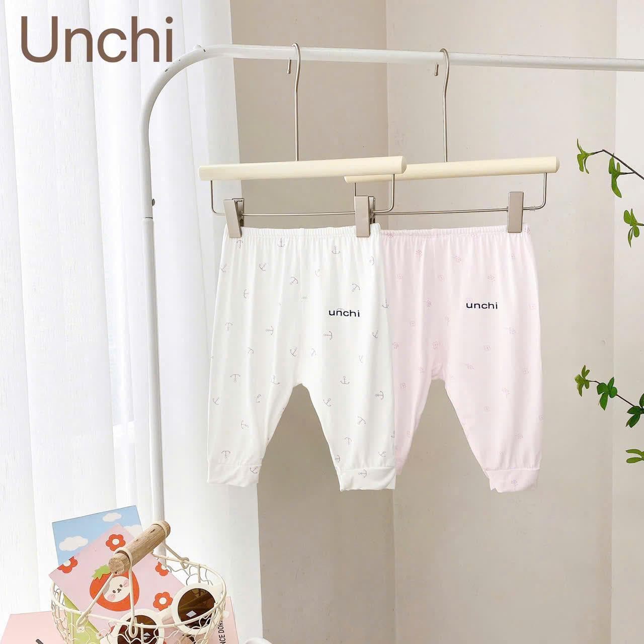 Combo 3 Quần Dài Sơ Sinh Unchi Vải Pettit Mềm Mịn Mát Có Đáp Đũng - ảnh 4