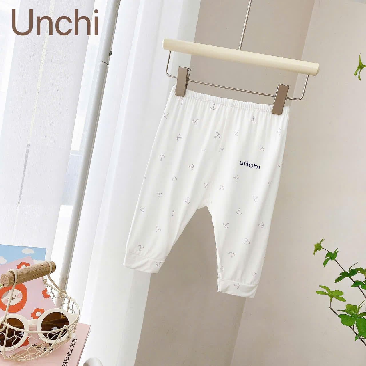 Combo 3 Quần Dài Sơ Sinh Unchi Vải Pettit Mềm Mịn Mát Có Đáp Đũng - ảnh 5