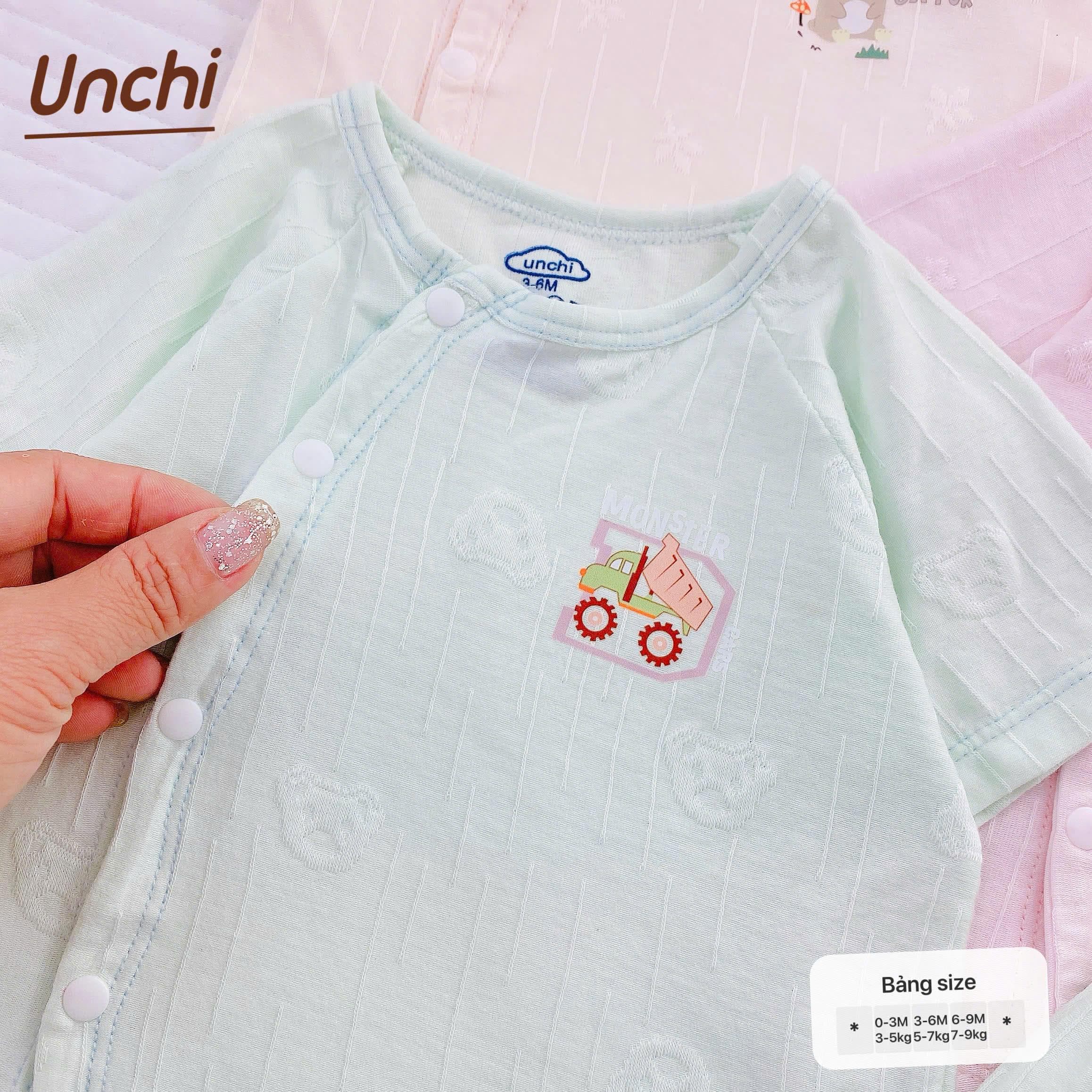 Bộ Cộc Tay Thông Hơi Unchi chất liệu pettit - ảnh 7
