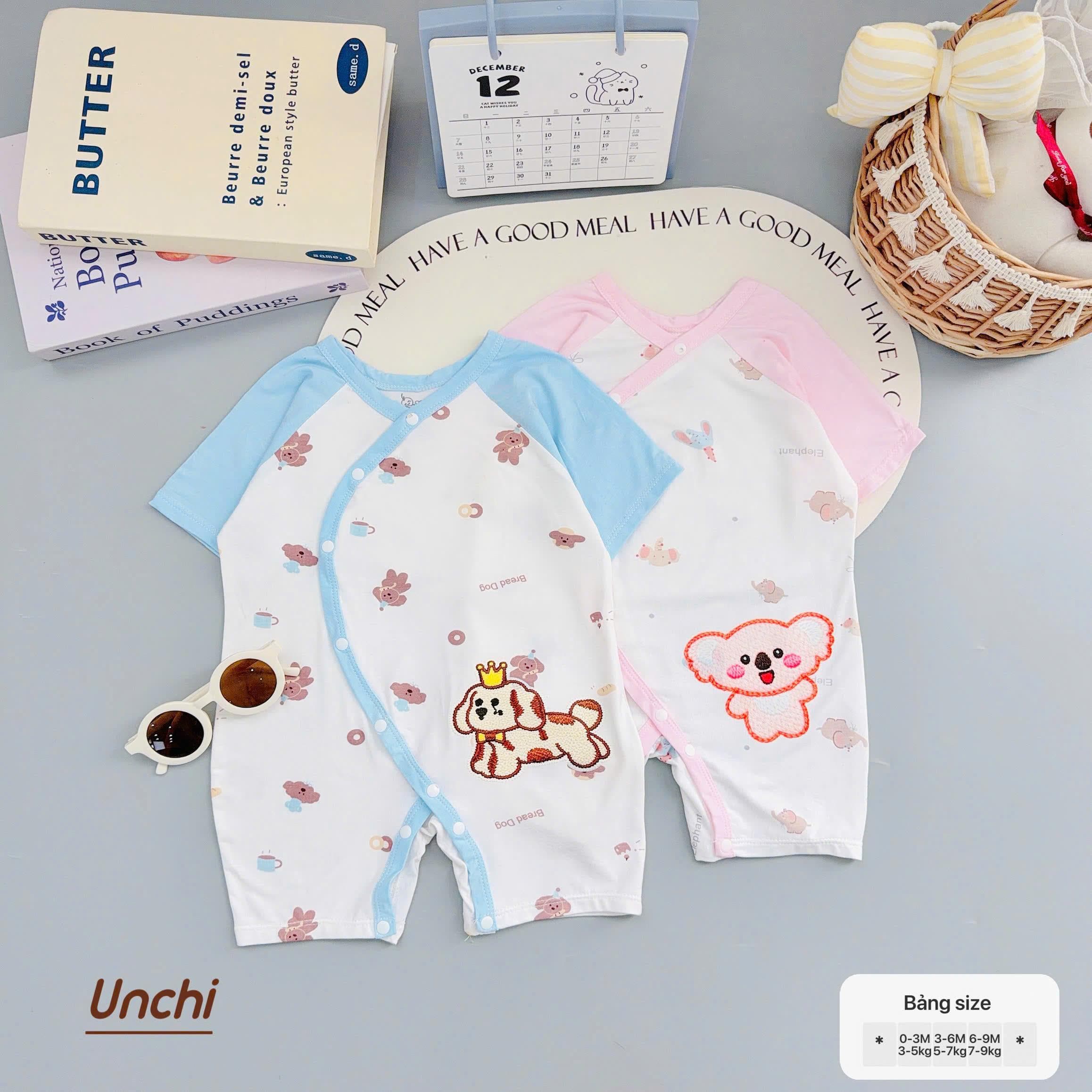 BODY Đùi Liền Thân Unchi Chất Pettit Hoạ Tiết Xinh - ảnh 4