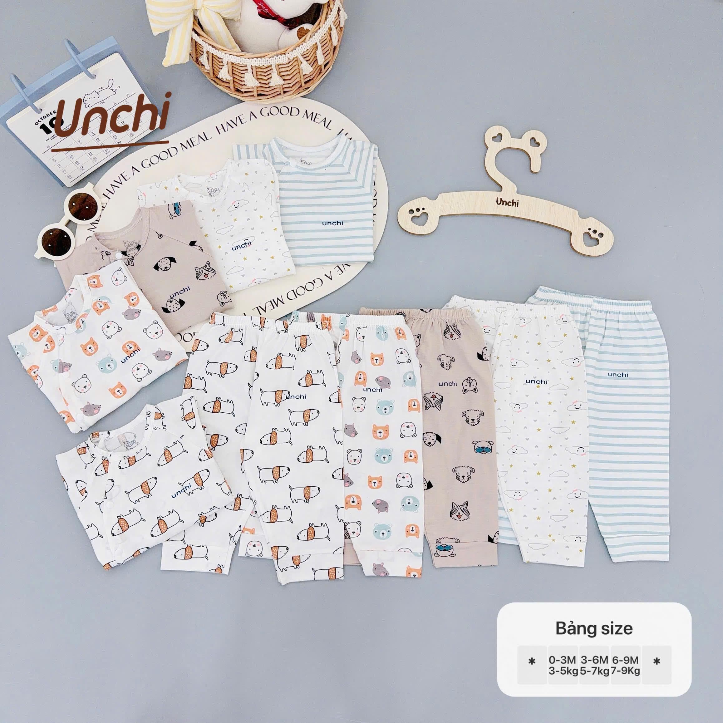 Bộ Dài Tay 2 vạt họa tiết xinh - ảnh 3