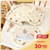 Gối Xô Muslin Viền Ziczac Trần Bông Mỏng QC&ME – Gối Ngủ Cho Bé Sơ Sinh