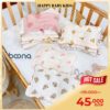 Gối xô muslin cho bé 0–4 tháng – mềm mịn