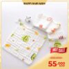 Set 5 Khăn Mặt Khăn Xô Sữa ORGANIC 6 Lớp Mềm Mại Cho Bé Cotton