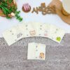 Combo 3 Áo Cotton Nỉ Dày Tay Cho Bé, Nền Trắng Họa Tiết