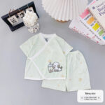 UC8 Bộ Cộc tay Unchi cạp cao dáng kimono cho bé 3-9kg - Ảnh 7