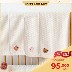Tấm Lót Thay Bỉm Chống Thấm 4D Organic KT 60x70cm – Mềm Mại, Thoáng Mát