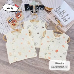 Áo Gile Đáng Yêu Giữ Ấm Cho Bé Trai Bé Gái Sơ Sinh